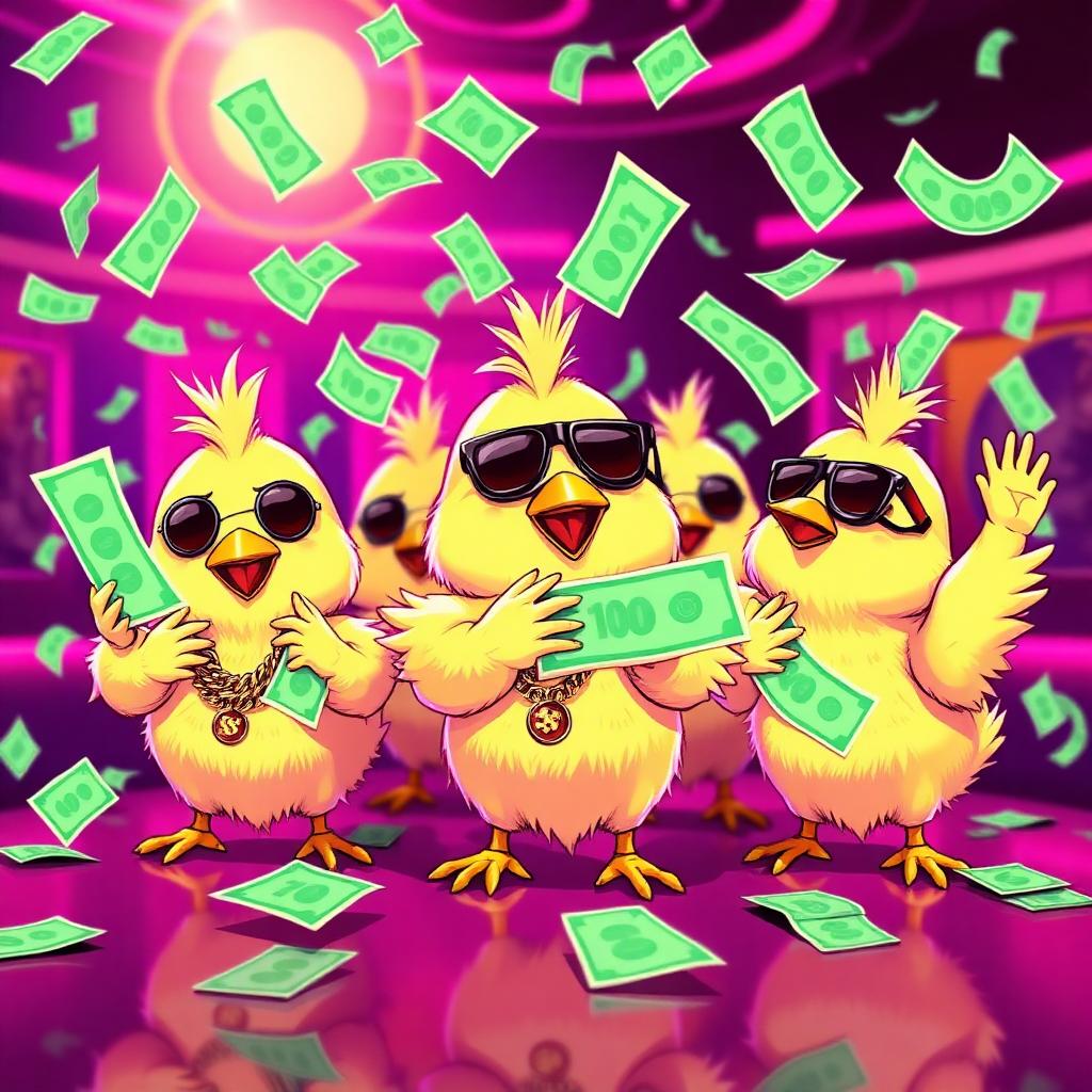 Chicks making it rain